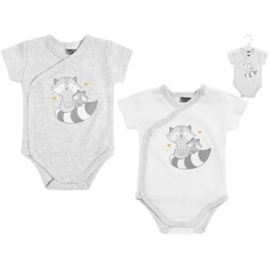 Боди с къс ръкав с прехлупване - 2бр. Jacky, Boley