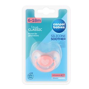 Анатомична залъгалка Canpol babies, Pastelove, 6-18 м