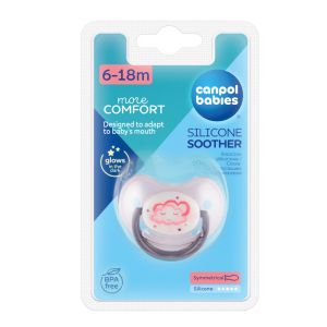 Анатомична залъгалка Canpol babies, Night Dreams, 6-18 м