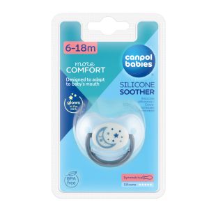 Анатомична залъгалка Canpol babies, Night Dreams, 6-18 м