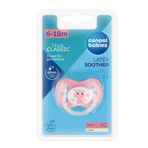 Каучукова залъгалка-черешка Canpol babies, Animals, 6-18м