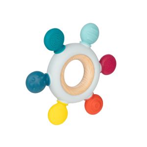 Чесалка от дърво и силикон Canpol babies, RUDDER