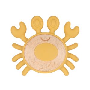Чесалка от дърво и силикон Canpol babies, CRAB