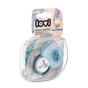 Силиконови залъгалки Lovi, Indian Summer Boy, 2бр, 18м+
