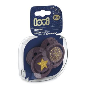 Силиконови залъгалки Stardust, Lovi, 2бр, 18+ м