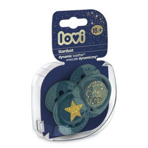 Силиконови залъгалки Stardust, Lovi, 2бр, 18+ м