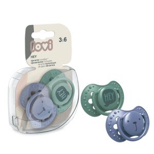 Силиконови залъгалки Hey, Lovi, 2бр, 3-6 м