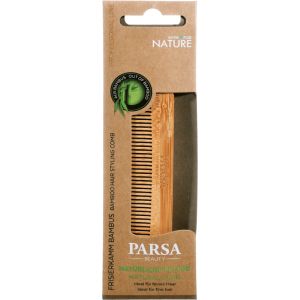 Компактен бамбуков гребен за коса Parsa Baeuty