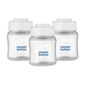Комплект контейнери за съхранение Canpol babies, 3 бр.х 120 мл.