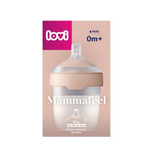 Шише за хранене Mammafeel, Lovi, 150мл., 0м.+