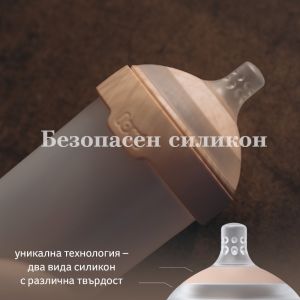 Динамичен силиконов биберон Mammafeel CROSS-CUT, Lovi, 6м+