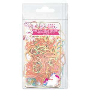 Силиконови ластици за коса Princesse Lili, 200 бр.