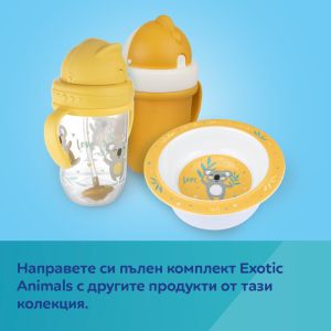 Mеламинови лъжички Canpol babies, EXOTIC ANIMALS, 2 бр., 9м+