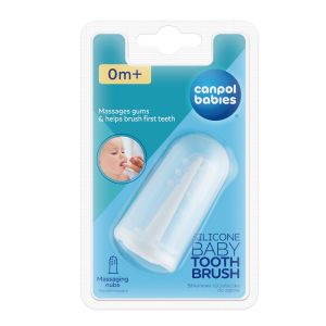 Силиконов накрайник за почистване на венци и зъби Canpol babies