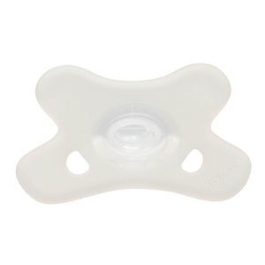 100% силиконова симетрична залъгалка Canpol babies, 0-6м., бяла