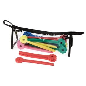 Комплект ролки за коса папилоти с гребен в несесер Zenner