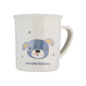 Чаша с дръжка Canpol babies, Cute Animals, 170 мл., синя