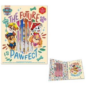 Гел химикали и бележник Paw Patrol- 6 цвята