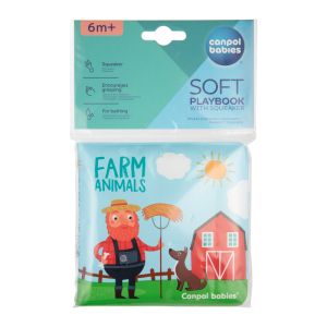Музикална книжка за игра със свирка Canpol babies, Farm Animal