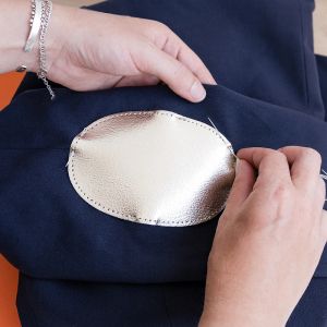 Кръпки за лакти и колене- сърце, 2бр.