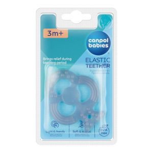 Гъвкава чесалка, Canpol babies, 0м+, синя