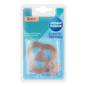 Гъвкава чесалка, Canpol babies, 0м+, розова