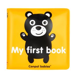 Мека гумена книжка за игра със свирка Canpol babies, 6м+