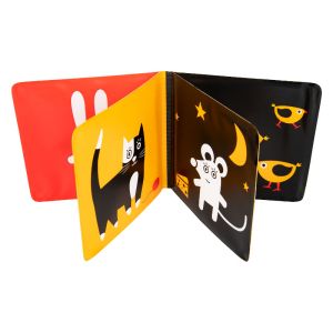 Мека гумена книжка за игра със свирка Canpol babies, 6м+