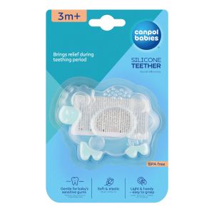 Силиконова чесалка Canpol babies, Sheep, синя