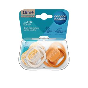 Симетрични залъгалки Canpol babies, MOUNTAINS, 18м.+