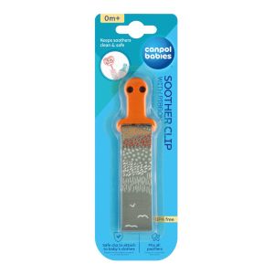 Клипс за залъгалка с лента Canpol babies, MOUNTAINS, зелен