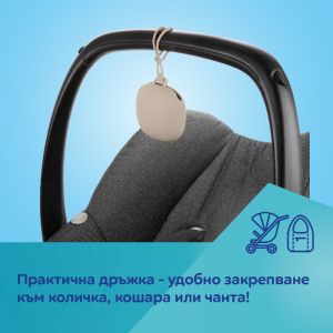 Силиконова кутийка за залъгалка Canpol babies, розова