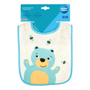 Лигавник с копчета Canpol babies, Cute Animals, 6м+, син