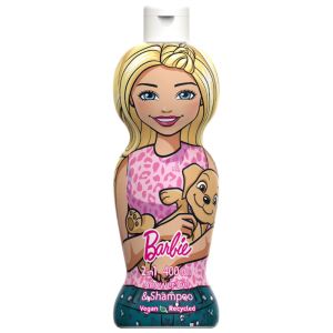 Душ гел и шампоан 2в1 2D Barbie, 400мл.
