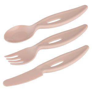 Комплект прибори за хранене, Canpol babies, 12м+, розови