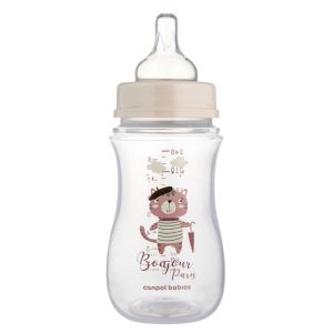 Антиколик шише Canpol babies, BONJOUR PARIS, 240мл.