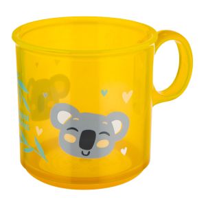 Чаша с дръжка и нехлъзгащо се дъно Canpol babies, 170 мл, 12м+, жълта