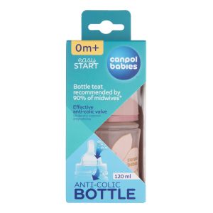 Антиколик шише Canpol babies, Gold 120 мл