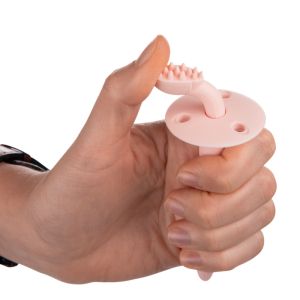 Силиконова четка за зъби Canpol babies-,розова