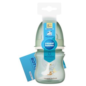 Шише антиколик с широко гърло Canpol babies, GOOSE, 120 мл.