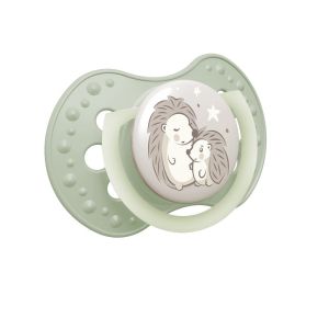 Силиконови залъгалки N&D Hedgehog, Lovi, 2бр, 0-6 м