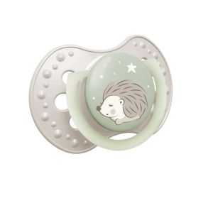 Силиконови залъгалки N&D Hedgehog, Lovi, 2бр, 0-6 м