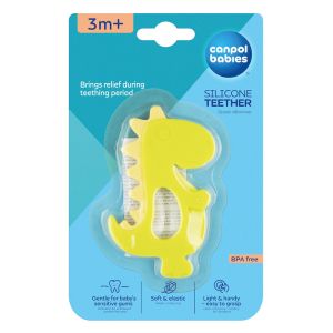 Силиконова чесалка Canpol babies, Dinosaur