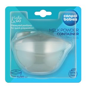 Кутия за съхранение на сухо мляко,Canpol babies,  сива