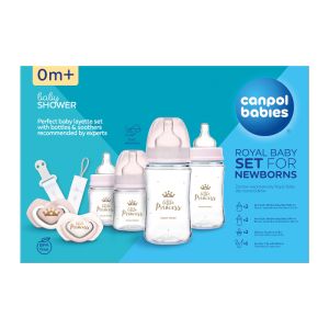 Комплект Canpol babies, Royal Baby, розов