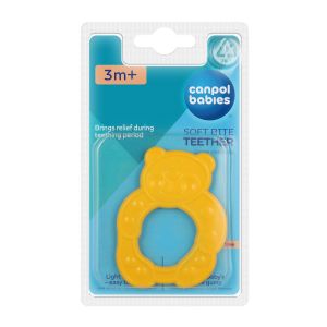 Гъвкава чесалка, Canpol babies, мече, 0м+- 1бр.