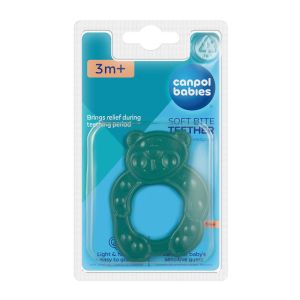 Гъвкава чесалка, Canpol babies, мече, 0м+- 1бр.