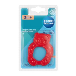 Гъвкава чесалка, Canpol babies, мече, 0м+- 1бр.