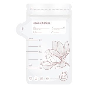 Торбички за съхранение на кърма Canpol babies, 25 бр.