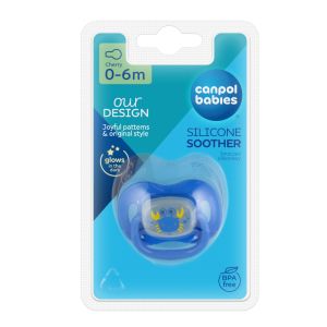 Силиконова залъгалка-черешка Canpol babies, NATURE, 0-6м.